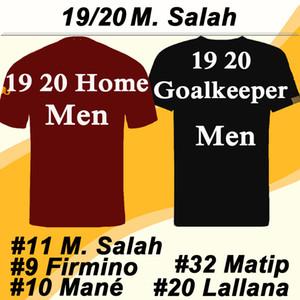 2019 20 M. SALAH MANE Home Goalkeeper Soccer Jersey FIRMINO LALLANA M.SALAH Mens Football Shirts New MATIP A.BECKER Uniforms S-2XL