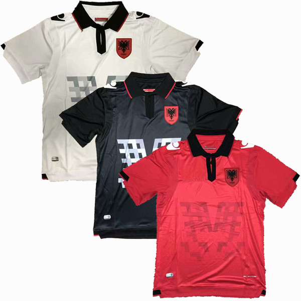 Top New 2019 2020 Republic of Albania Soccer Jerseys 19 20 Albania home red football shirts S-2XL