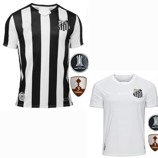 New 2019 2020 Brazil Santos FC Soccer Jersey 19 20 home away GABRIEL B. DODO B.HENRIQUE Ricardo Oliveira football shirts S-2XL