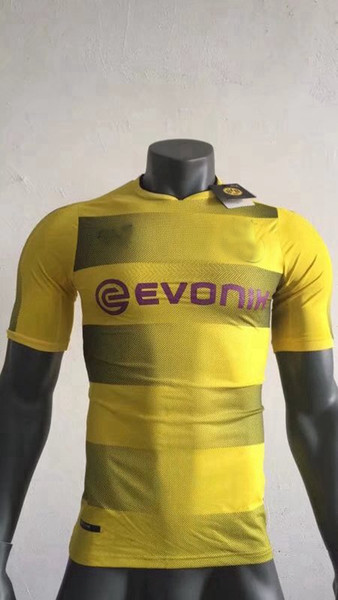 High quality 2017 2018 Player version Borussia Dortmund Soccer jerseys 17 18 YARMOLENKO AUBAMEYANG GOTZE KAGAWA REUS PULISIC home shirt