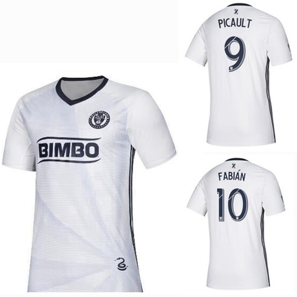 2019 2020 MLS Philadelphia home white Union Soccer Jersey BEDOYA PICAULT FABIAN Soccer football shirts S-2XL
