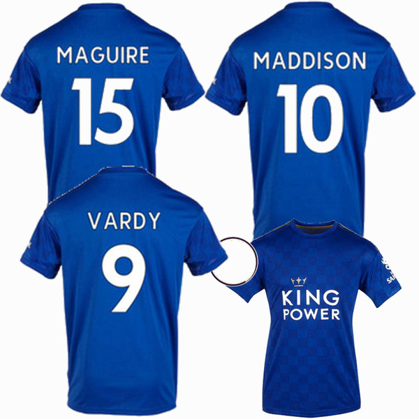 New Leicester 2019 2020 Soccer Jersey City 19 20 NDIDI MADDISON MAGUIRE MORGAN HUTH VARDY home away football shirts S-2XL