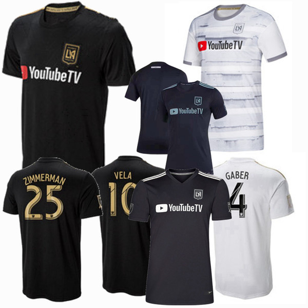 2019 2020 LAFC Carlos Vela Soccer Jerseys 19 20 GABER ROSSI CIMAN ZIMMERMAN Special edition Football Shirt Parley Los Angeles fc S-2XL