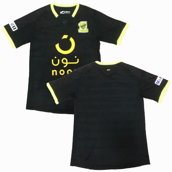 2019 2020 Saudi Arabia Al Ittihad Soccer Jersey black home 19 20 Football Shirt S-2XL