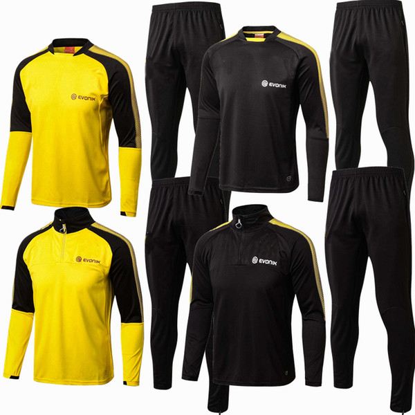 2017 2018 Borussia Long sleeve sweater tracksuits survetement training suits GOTZE PISZCZEK KAGAWA REUS AUBAMEYANG PULISIC football sets