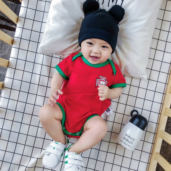 infantile Soccer Jerseys clothes baby Clothing Bodysuits popular girls boys football sports One-Pieces comfortable crawl Bodysuits