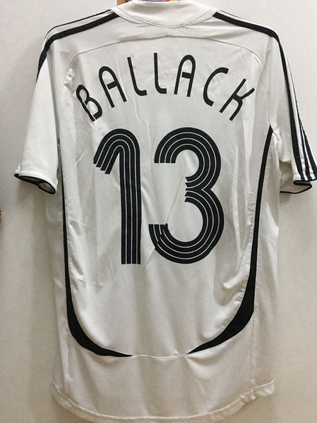 Germany 2006 World Cup Retro Soccer Jerseys 06 07 BALLACK football VINTAGE shirt S-2XL