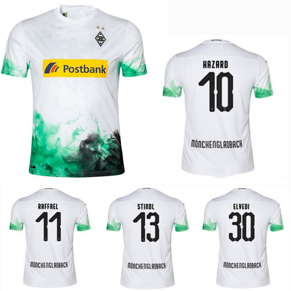 New 2019 2020 Mönchengladbach Soccer Jersey VfL Borussia ELVEDI STINDL PLEA RAFFAEL home football shirts jeresys S-2XL