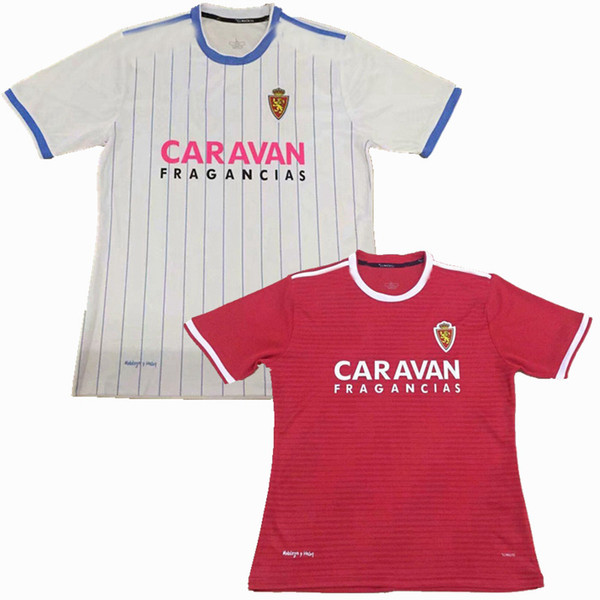 New 2018 2019 Real Zaragoza Soccer Jersey 18 19 home away red white Zapater football shirts