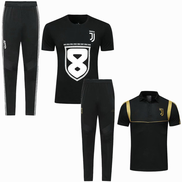 New Juventus pSG Bayern Munich short sleeves shirts tracksuits training sweatshirts+long pants Football casual sports Soccer Sets