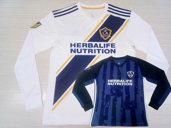 2019 2020 la galaxy Long sleeve soccer jersey 19 20 IBRAHIMOVIC football shirt Los Angeles GIOVANI J.DOS SANTOS home away Full S-2XL