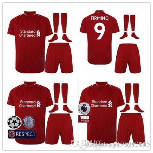 2018/19 COUTINHO soccer jerseys set +sock can custom name number GERRARD 10 football shirts AAA quality patch EPL