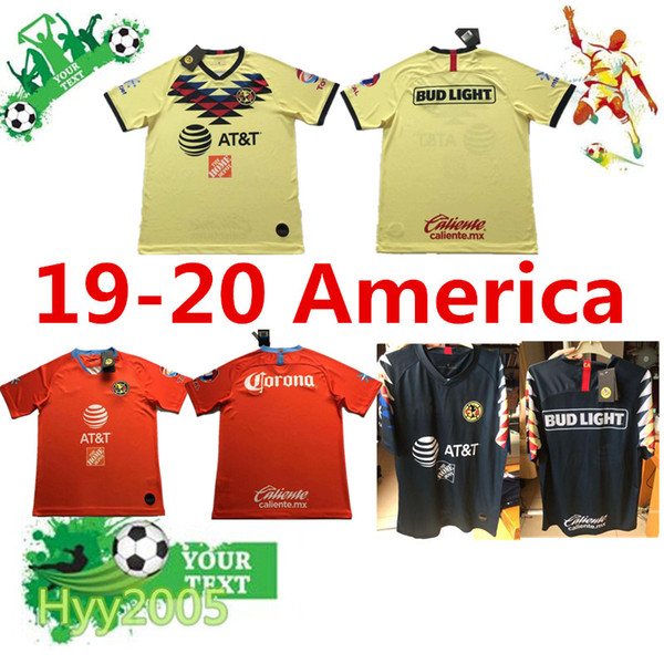 America soccer jersey Mexico LIGA MX 2019 20 R.SAMBUEZA ROMERO Football Shirt 19 20 Thailand quality Camiseta de futbol 10 or more free DHL