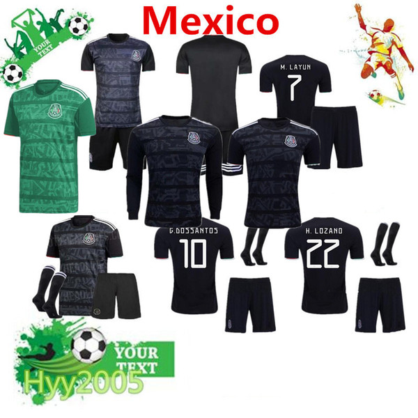 2019 mexico soccer jerseys LOZANO CHICHARITO 2019 gold cup football shirt kits DOS SANTOS mexico Camisetas de futbol LAYUN maillot de foot