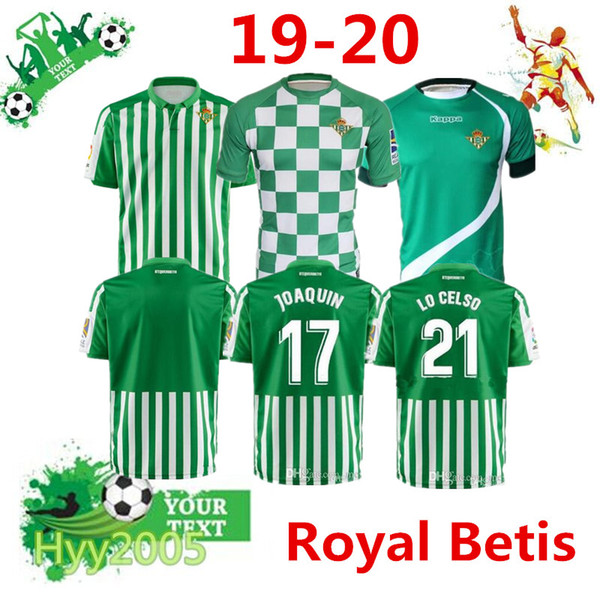 2019 2020 Real Betis home thailand quality soccer jersey JOAQUIN LO CELSO soccer uniforms 2019 20 Limited Edition Real Betis Soccer Jersey