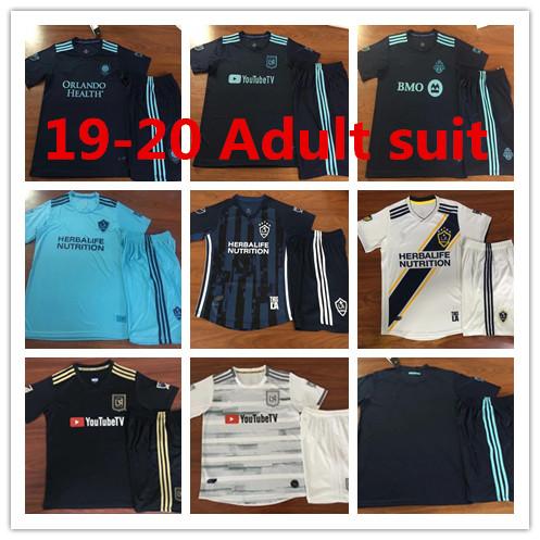 Top quality 2019 20LAFC Carlos Vela adult Soccer Sets Los Angeles adult Soccer Sets2020MLS Club Orlando City Toronto Soccer training Jerseys