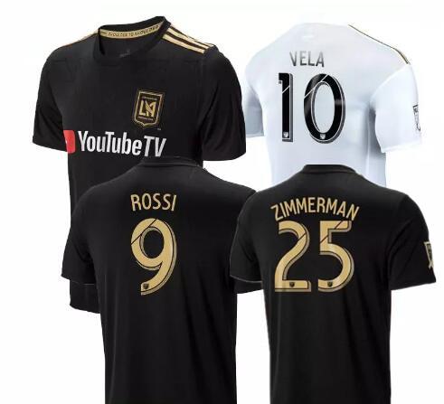 perfect quality 2018 2019 Los Angeles FC soccer jerseys LA FC BECKHAM ZIMMERMAN football shirt 18 19 Galaxy Vela GABER ROSSI jersey