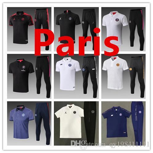 2018-19-20 PSG Champions League shorts sleeves soccer training suit 19/20 Paris tracksuit soccer jogging jacket MBAPPE psg football jacket