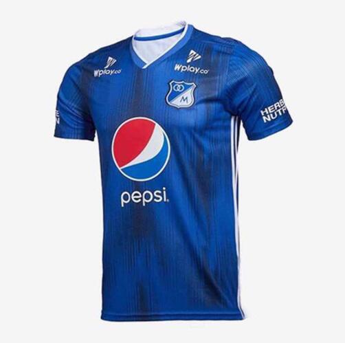 2019 2020 Millonarios Futbol Club Colombia Soccer Jerseys Football Shirt 19/20 Colombia Millonarios home men Soccer jerseys Football Shirts