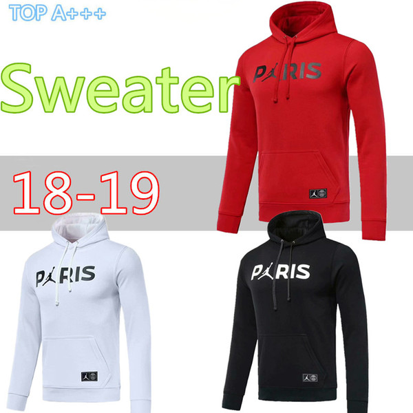 TOP 2018 PSG Paris hoodies Sweater winter football shirt kit hooded Sweater sportswear MBAPPE champion sportswear high quality tracksuits