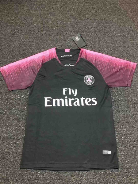 18 19 PSG soccer jerseys Mbappe7# 2018 2019 home away CAVANI survetement Paris Training shirt black football shirt