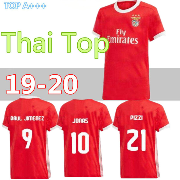 19 20 Benfica soccer jerseys HOME AWAY 2019 2020 JOAO FELIX RAFA Pizzi Salvio SEFEROVIC JONAS Raul Jimenez GRIMALDO FOOTBALL SHIRTS