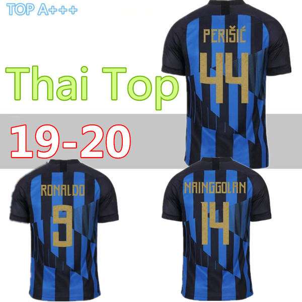 18 19 Inter soccer jersey LAUTARO ICARDI PERISIC NAINGGOLAN milan football shirt mushup 20 anniversary 2018 2019 POLITANO maillot de foot