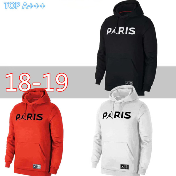 2018 19 Jordam X PSG jacket hoodie Champions League Survetement 18 19 PSG MBAPPE football jackets POGBA soccer HOODI