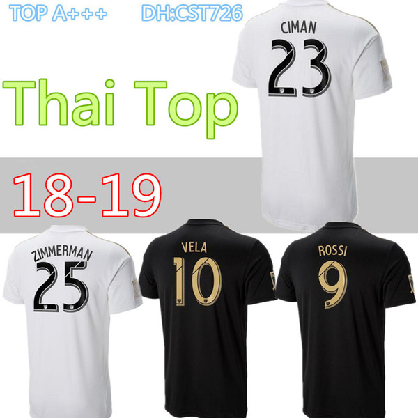 2018 Los Angeles FC LA ROSSI VELA GABER CAMISETAS FUTBOL soccer jersey camisetas futbol thailand quality football jerseys