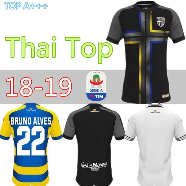 2018 2019 Parma Calcio 1913 Soccer Jersey CICIRETTI CERAVOLO INGLESE GERVINHO CRESPO CANNAVARO Custom Home Away Third 18 19 Football Shirt