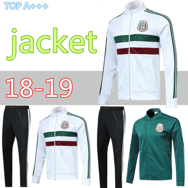 jacket 2018 Soccer Mexican training suit 10 Giovani dos Santos 14 Javier Hernandez 18 Andres Guardado 19 PERALTA 4 MARQUEZ 11 VE