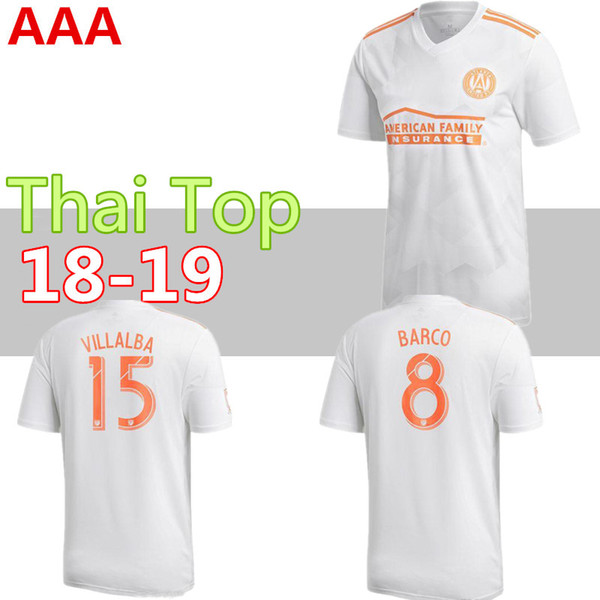 new 2018 2019 Atlanta United fc soccer jersey 18 19 ALMIRON JONES MARTINEZ GARZA VILLALBA MCCANN away football shirts Free shipping