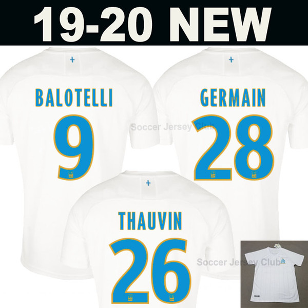 19 20 BALOTELLI OM Olympique De Marseille soccer jersey 2019 2020 PAYET GUSTAVO maillot de foot THAUVIN football shirt uniforms Camiseta