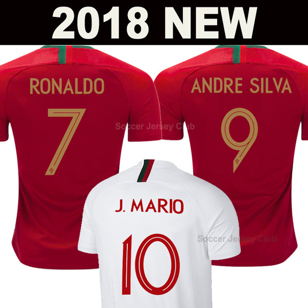 2018 ANDRE SILVA soccer jerseys Thailand quality World cup PEPE J.MARIO QUARESMA BERNARDO NANI EDER football shirts national team