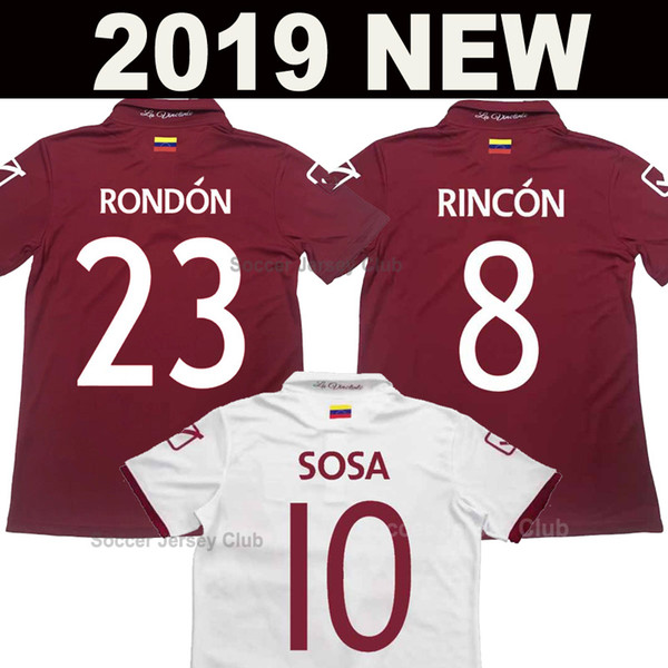 New 2019 Venezuela Home Away soccer jerseys copa america S-XXL RONDON RINCON SOSA Martinez 19 20 Venezuela national team men Football Shirts