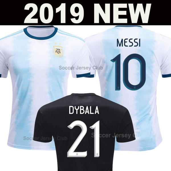 Argentina soccer jersey 2019 2020 Copa America MESSI DYBALA AGUERO HIGUAIN ICARDI Men Women Kids thailand quality football shirt kit Uniform