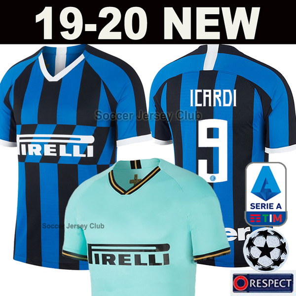 19 20 Inter soccer jersey milan LAUTARO ICARDI PERISIC NAINGGOLAN football shirt 2019 2020 home away green POLITANO maillot Thailand quality