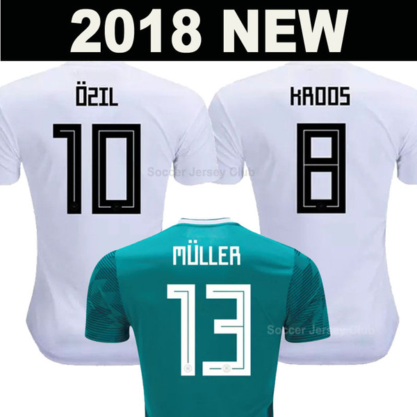 2018 soccer jersey World Cup MULLER KROOS GERMANY OZIL National team HUMMELS DRAXLER KIMMICH WERNER REUS SANE THAILAND AAA football shirts