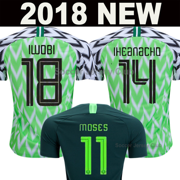 2019 soccer jersey IWOBI STARBOY IHEANACHO SHEHU OBI 2020 national team home Men kids football shirts Top Thailand quality