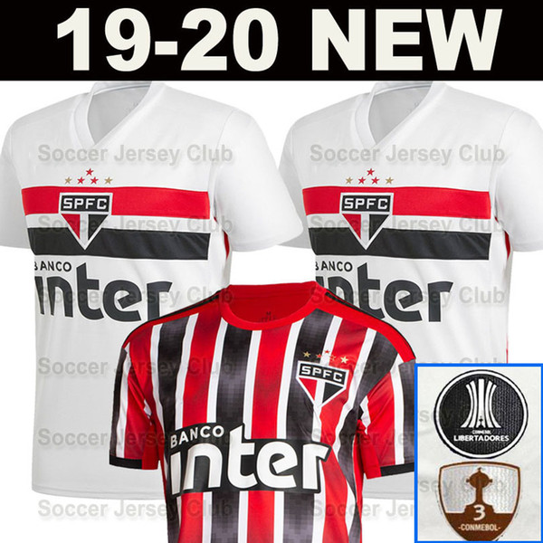 2019 2020 Brazil Sao Paulo soccer jerseys 19 20 Brasil Thailand quality Camisa Souza Helinho Peres Everton Hernanes champions football shirt