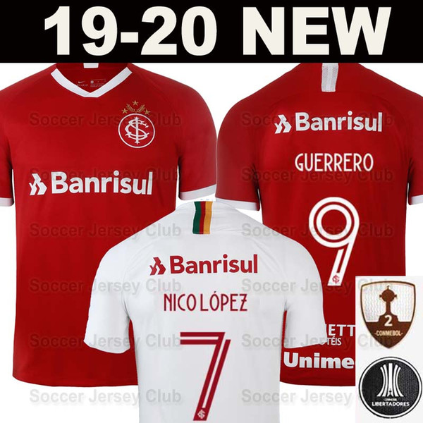 2018 2019 Sport Club Internacional RS soccer jersey Brazil Football Shirt 19 20 GUERRERO UENDEL DOURADO Damiao Alessandro Thailand quality