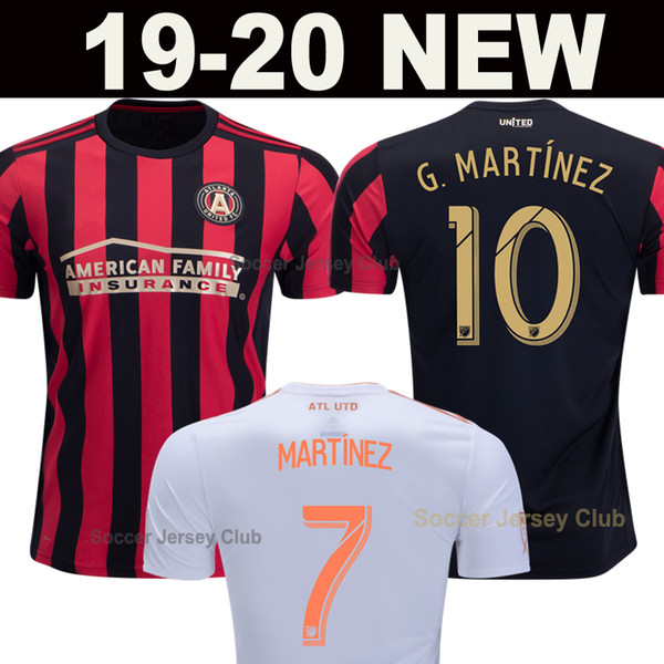 Atlanta United 2019 2020 soccer jersey Home Kit MARTINEZ VILLALBA BARCO LARENTOWICZ G.MARTINEZ FC 19 20 away football shirt thailand quality