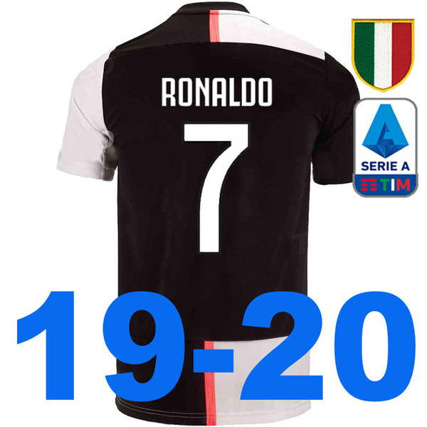 2019 2020 RONALDO Juventus soccer jerseys 19 20 DYBALA Champions JUVE EA Sports shirt