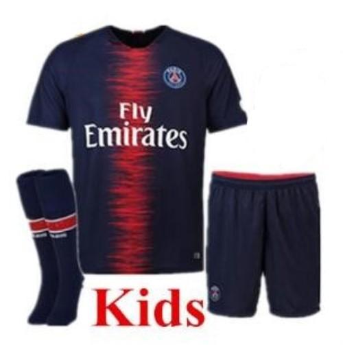 AAA Paris MBAPPE Kids Soccer Sweatshirt 18 19 psg MBAPPE CAVANI MARQUINHOS LUCAS DI MARIA MATUIDI DANI ALVES Kids T-shirt