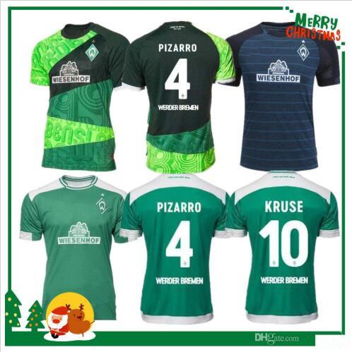 1899 SV Wanda Bremen Retro KRUSE Jersey Werder Bremen 120th Anniversary Football Sweatshirt 18 19 Wanda Bremen PIZARRO Sports Shirt