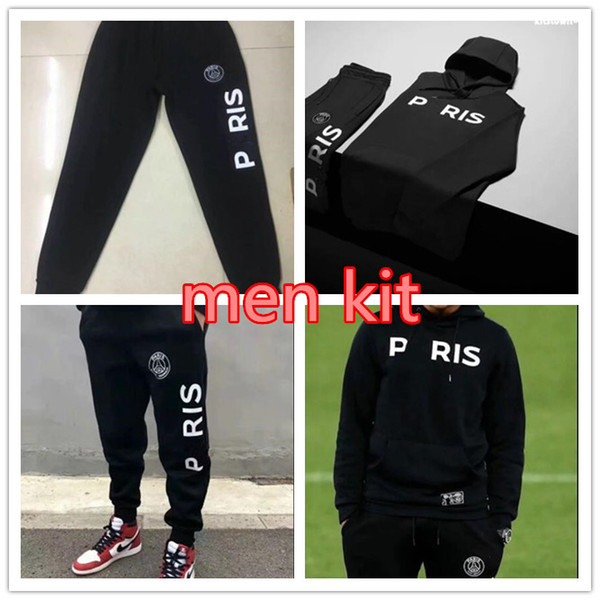 Psg adult football hoodie 2018 2019 Paris casual sportswear 18 19 MBAPPE football training suit 2019Survêtementsdefoot psg