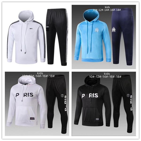 PSG Paris children's hoodie football uniform 2018/19 psg KIDS football sportswear 2019MBAPPE champion sportswear hoodie
