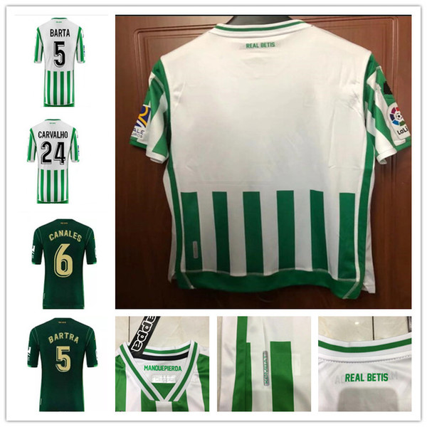 18-19 top quality JOAQUIN football shirt CANALES BARTRA football shirt 2018/2019T. SANABRIA BOUDEBOUZ NAME jersey