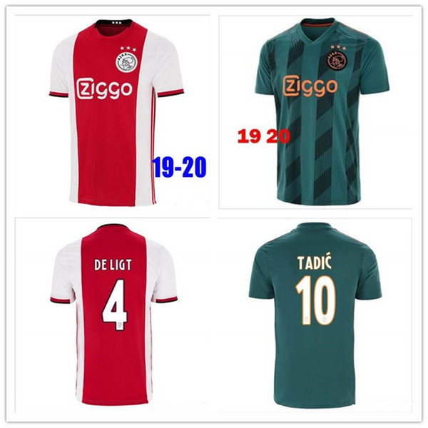 2019 Ajax Champions League football team 2019 Dutch youth team jersey #10 TADIC#21 DE JONG#4 DE LIGT#22 ZIYECH#6 VAN DE BEEK#20SCHÖNEJersey