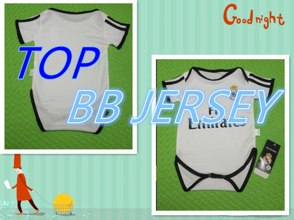 Top quality baby BB clothing RONALDO DYBALA jersey Benzema Kroos Ceballos uniform for 6-18 months baby BB